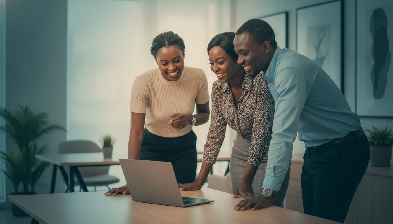 A team reviewing employee health benefits